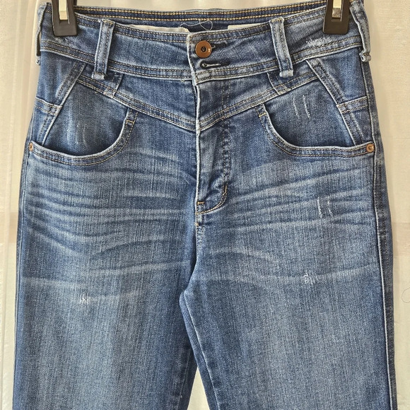 PILCRO AND THE LETTERPRESS BY ANTHROPOLOGIE JEANS WOMEN'S SIZE 25 - Picture 4 of 9
